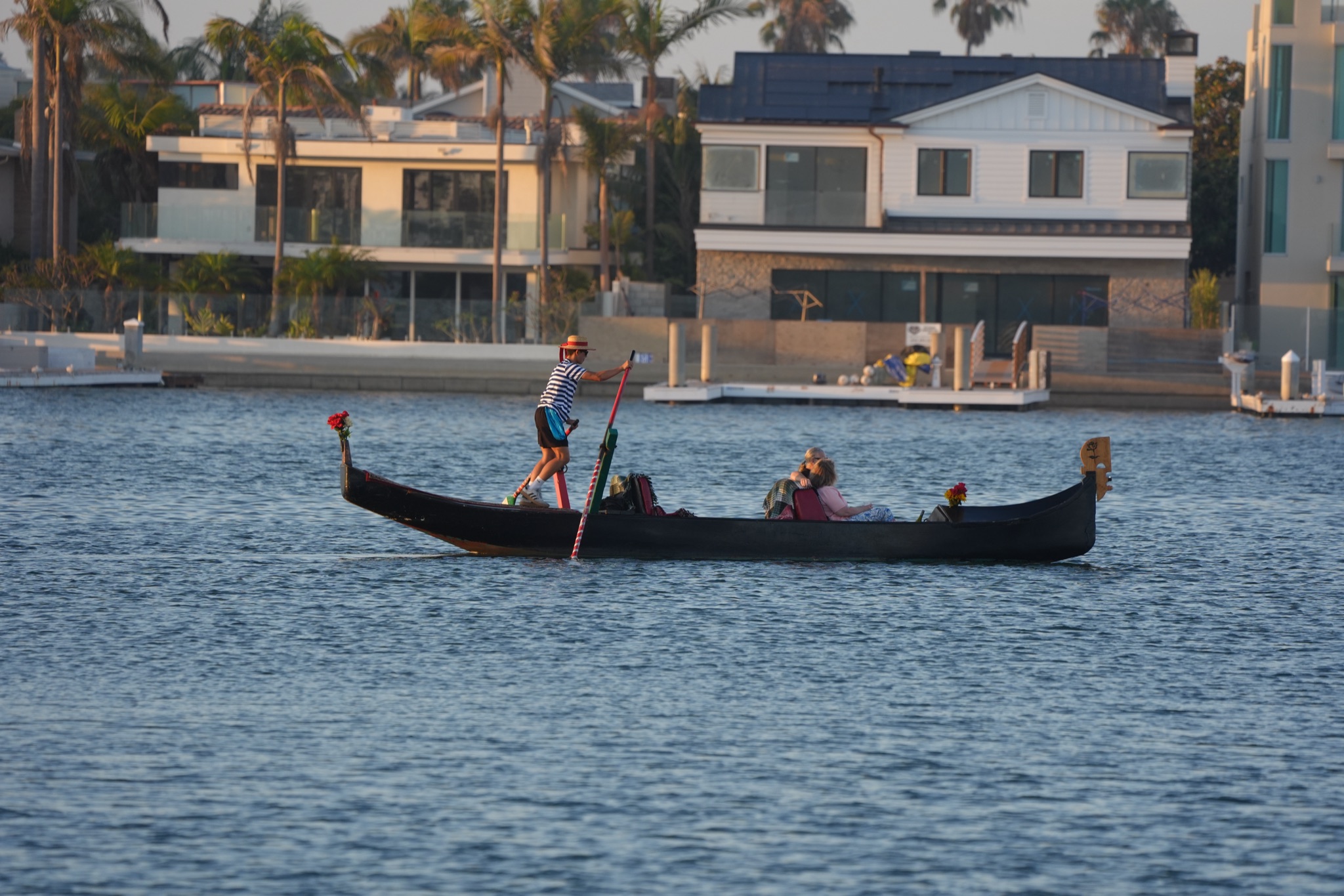 Passing the moorings
