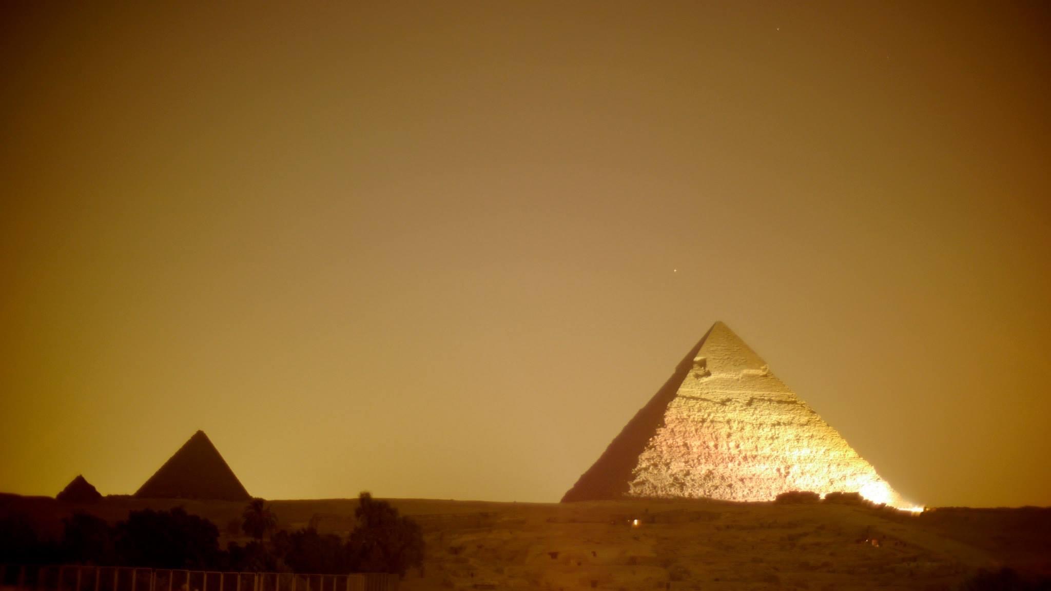 Giza after dark