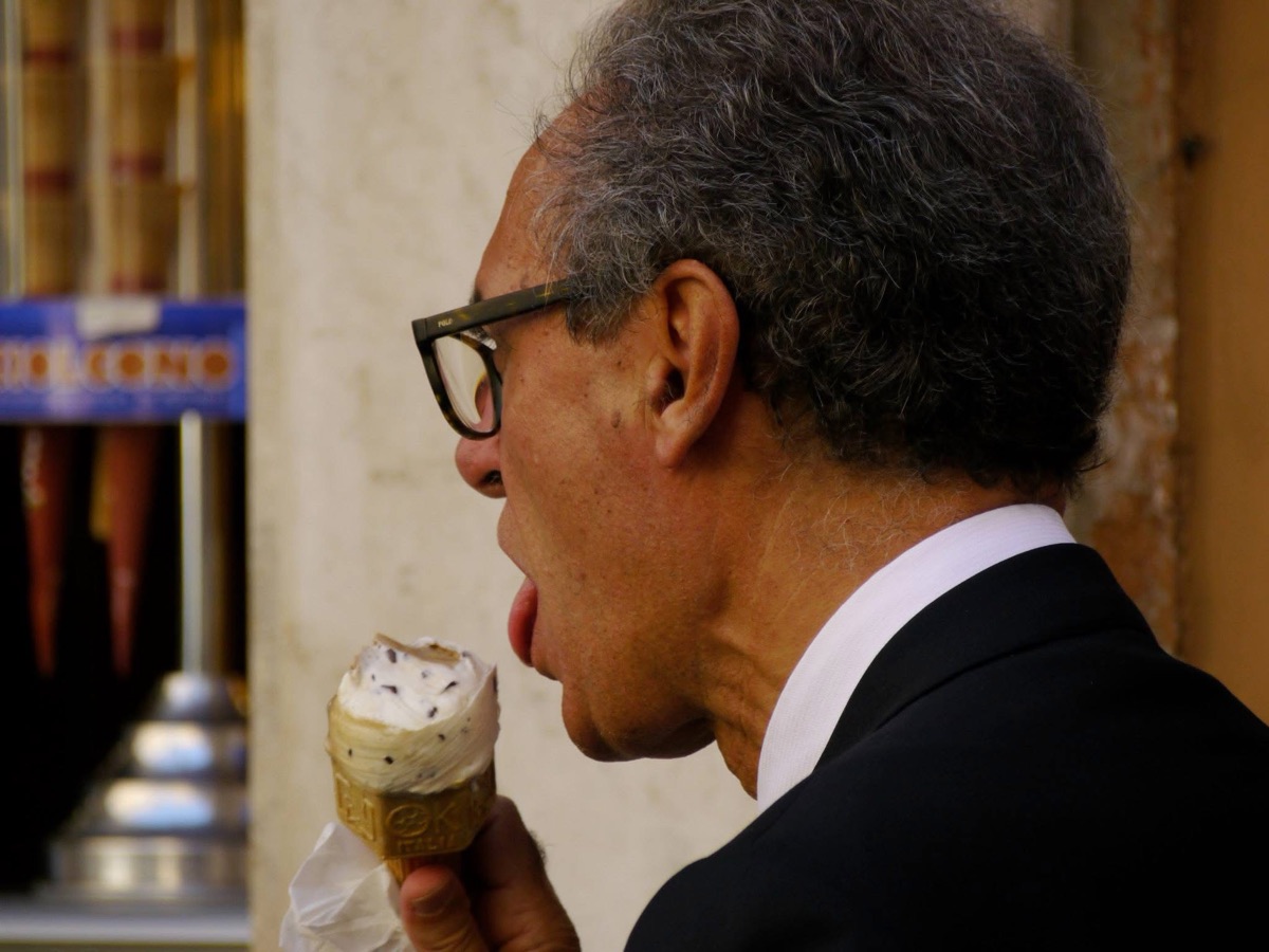 Gelato, mid-afternoon